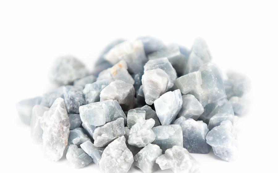 Blue Calcite Untumbled 1 lb