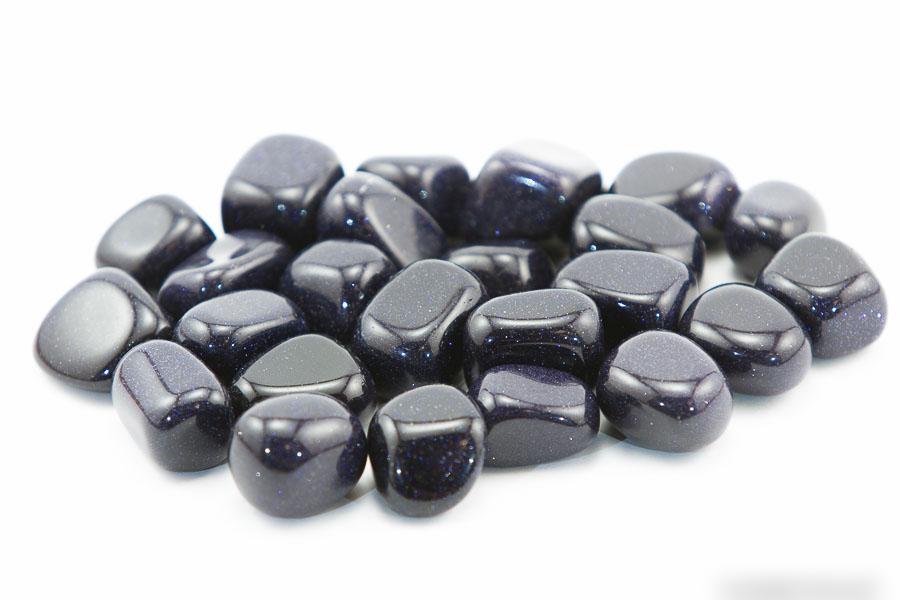 Blue Goldstone Tumbled 1 lb