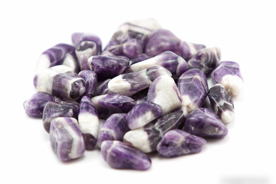 Chevron Amethyst Tumbled 1 lb