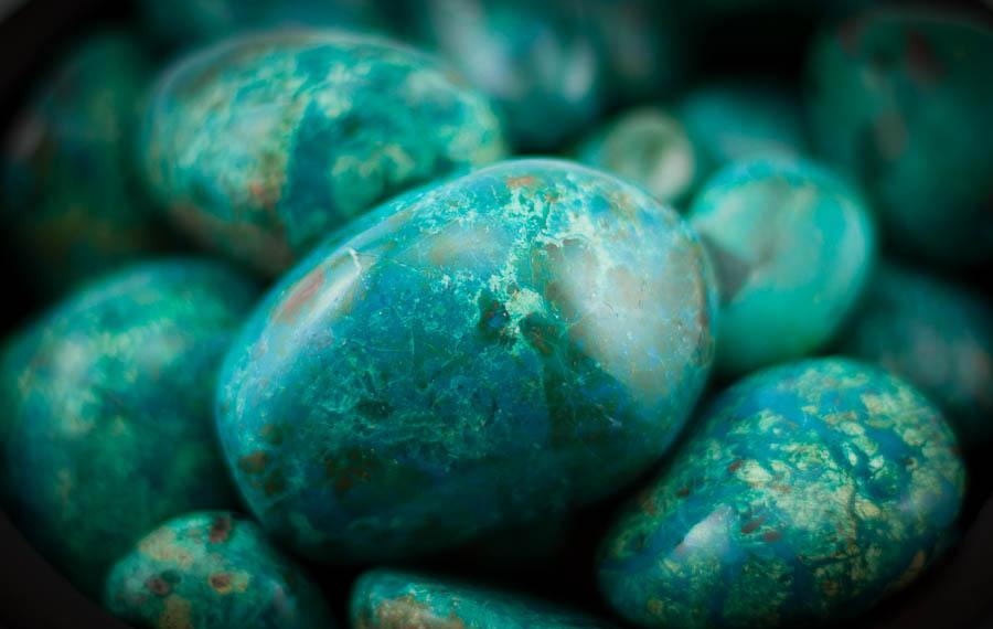 Chrysocolla Tumbled 1 lb
