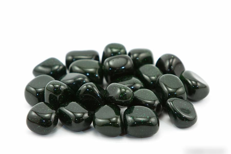 Green Goldstone Tumbled 1 lb