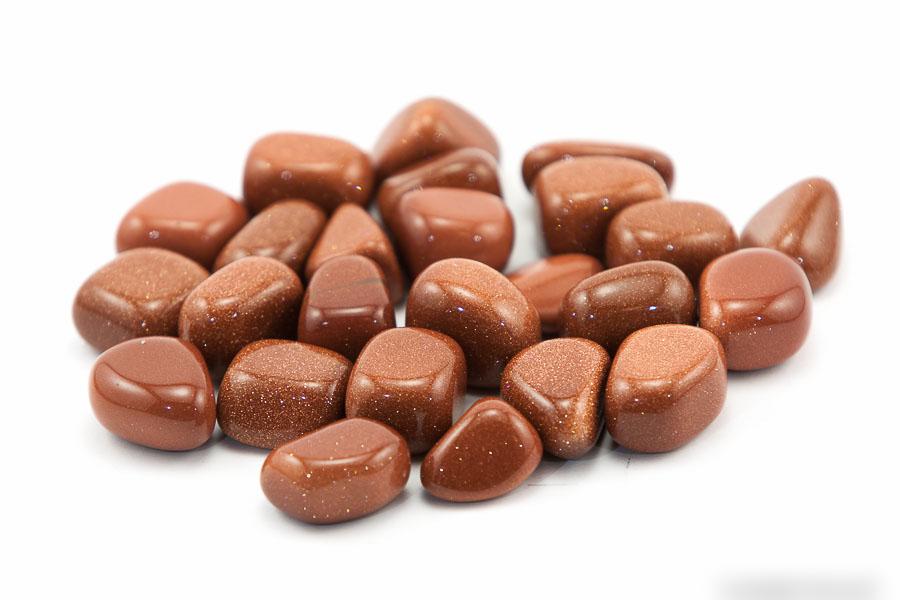 Red Goldstone Tumbled 1 lb