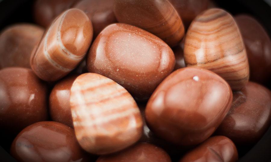 Red Malachite Tumbled 1 lb