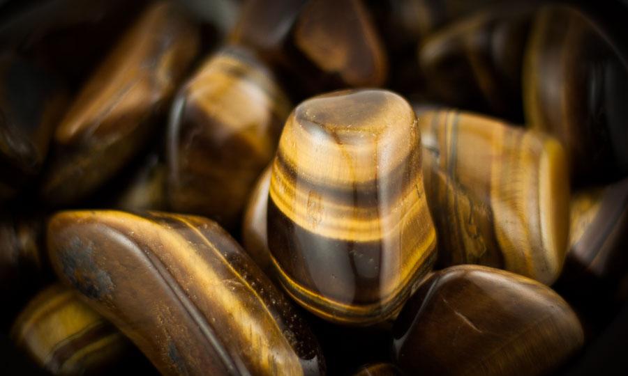 Tigers Eye Tumbled 1 lb