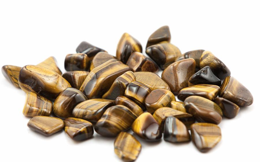 Tigers Eye Tumbled 1 lb