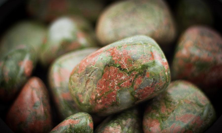 Unakite Tumbled 1 lb