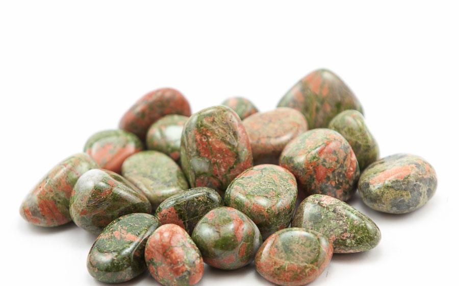 Unakite Tumbled 1 lb