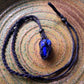 Macrame Gem Keeper Necklace.