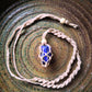 Macrame Gem Keeper Necklace.
